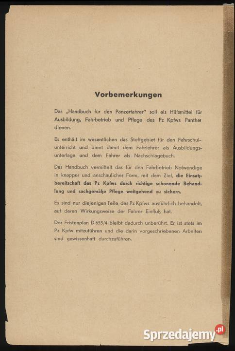 Pz Kpfw Panther Ausfhrung A D und Abarten pomorskie