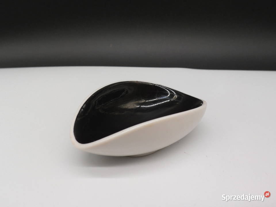 Porcelanowa Popielniczka Czarka Łezka Kalk Raszków