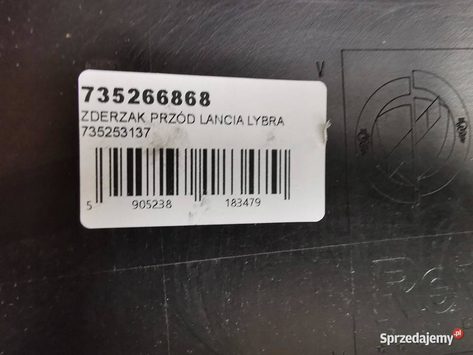 ZDERZAK PRZEDNI LANCIA LYBRA 19992005 NOWY