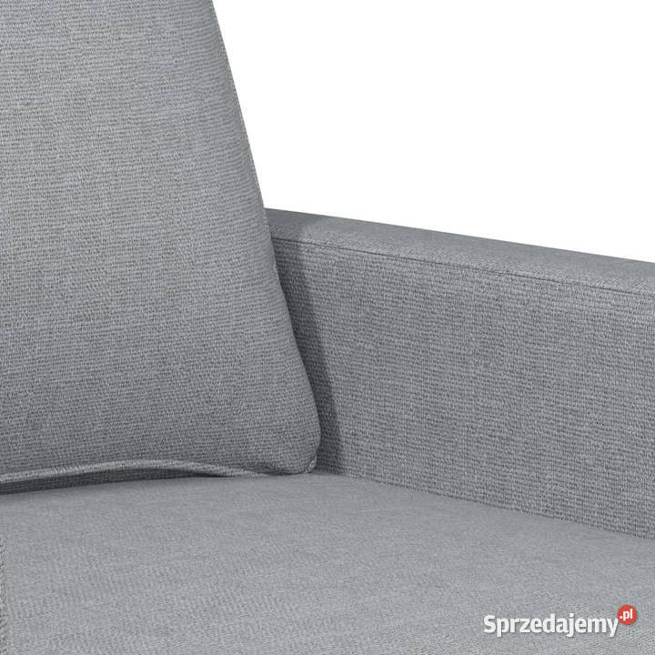 Sofa 3osobowa jasnoszara 180 tapicerowana Warszawa