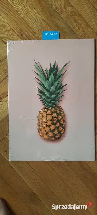 Ananas Kolekcja Tropico metalowy plakat Displate Warszawa