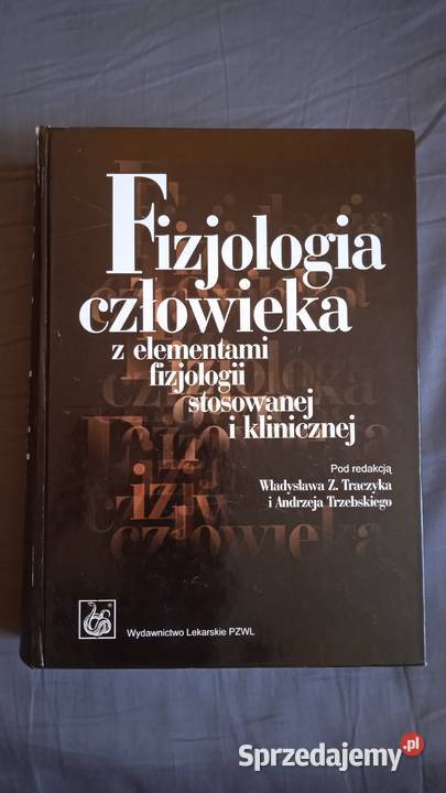 Fizjologia człowieka Traczyk Warszawa sprzedam
