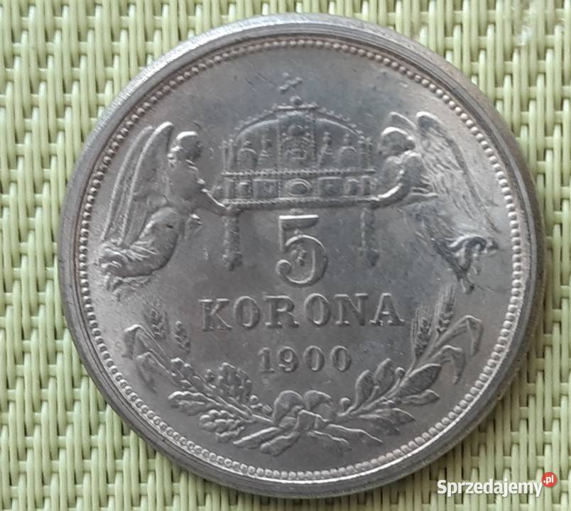 Moneta Kopia 5 KORON 1900 FRANCISZEK JÓZEF 11 Pruszków