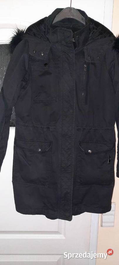 Kurtka czarna z odpinaną podpinką i kapturem Kurtki i płaszcze Lublin