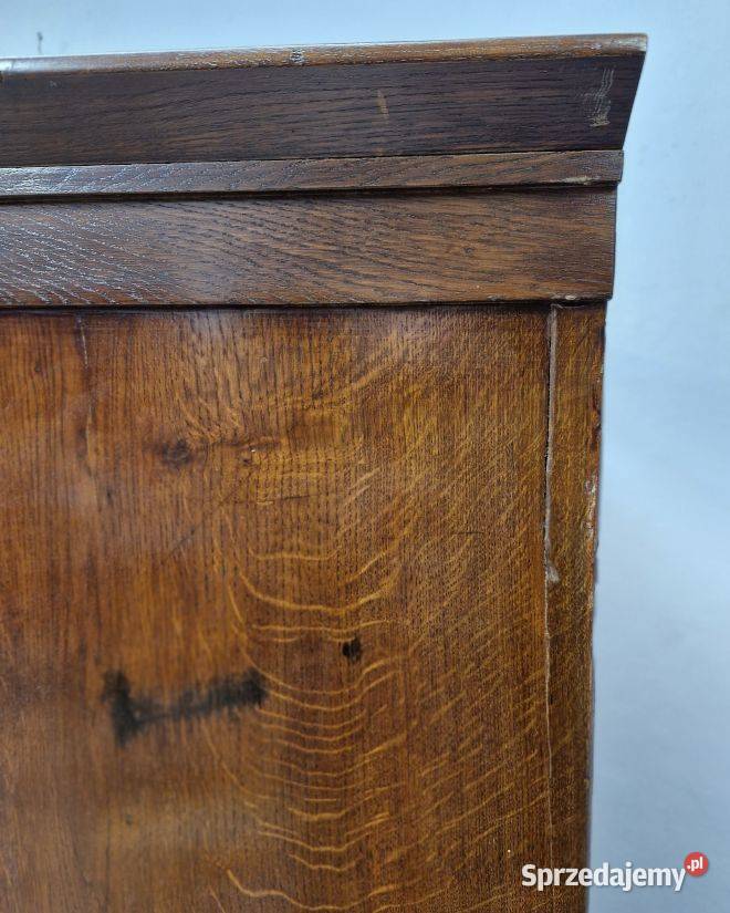 Wyjątkowa Dębowa Szafa Biedermeier 9 AntykiMarki Marki