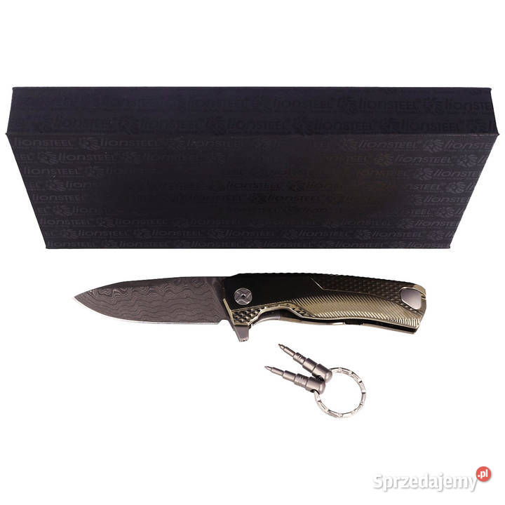 Nóż składany LionSteel Gold Titanium Chad Warszawa