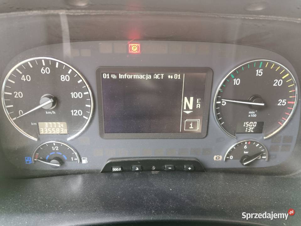 Mercedes Actros Mp 3 1844 Biały 2011r Automat podkarpackie Brzostek