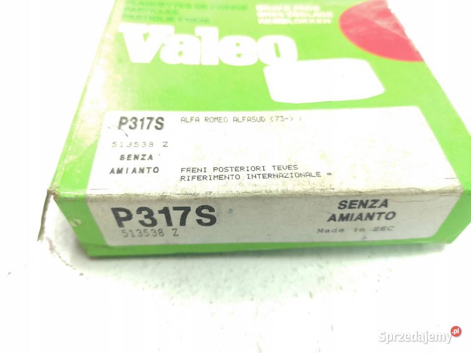 KLOCKI HAMULCOWE TYŁ VALEO ALFA ROMEO ALFASUD 72 sprzedam