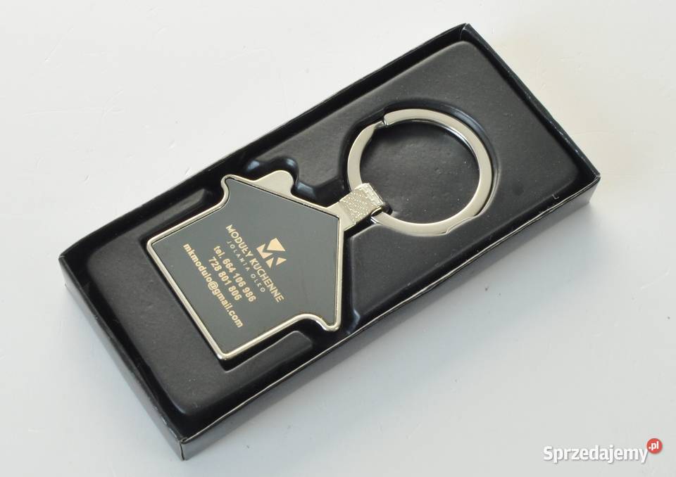 Brelok metalowy jednostronny grawer 50 breloczki Leżajsk