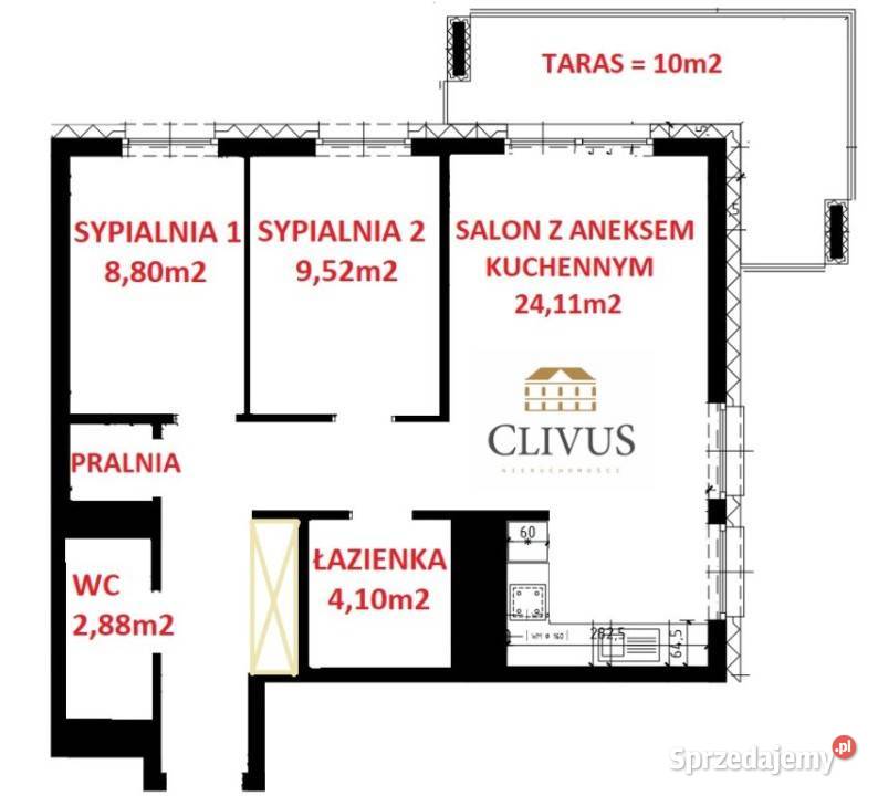 Mieszkanie 615m2 3 pokojowe Lublin