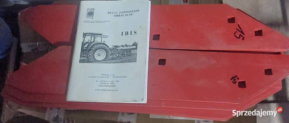 Pług obracalny Unia Ibis LS 31 Zabezpieczenie mazowieckie Łosice