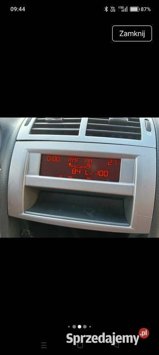 Wyświetlacz z ramką Peugeot 407 osobowe Jednorożec