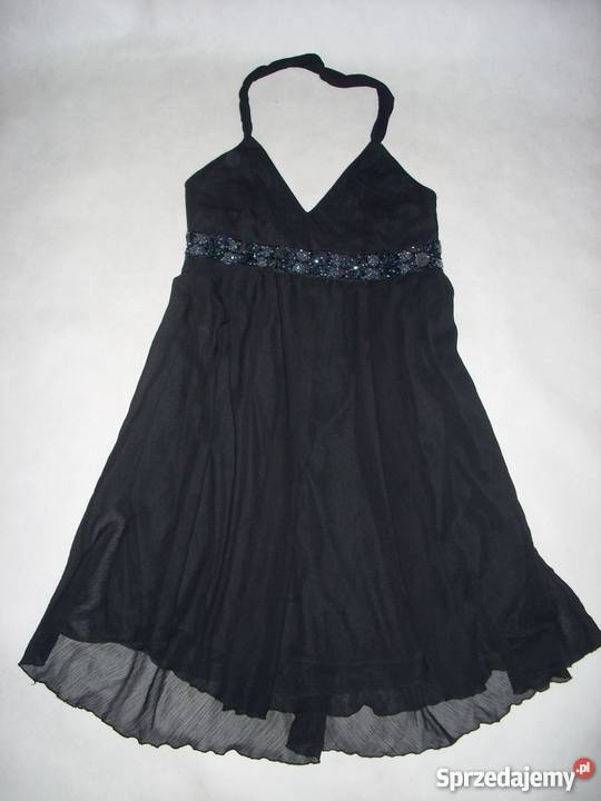 ESPRIT wizytowa sukienka zwiewna koraliki 40 L Rozmiar 40(L)