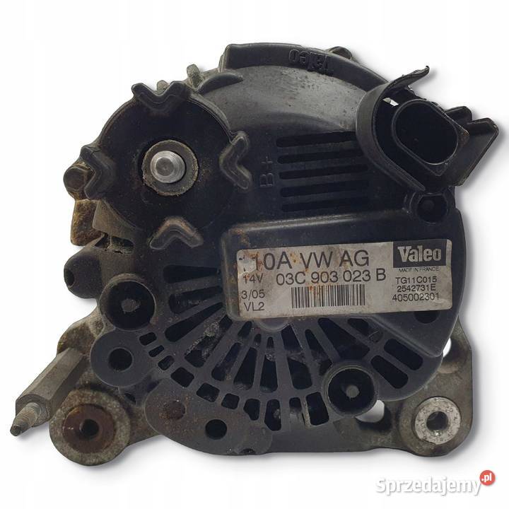 ALTERNATOR VW Golf V 16 FSI 03C903023B 110A osobowe Chełm