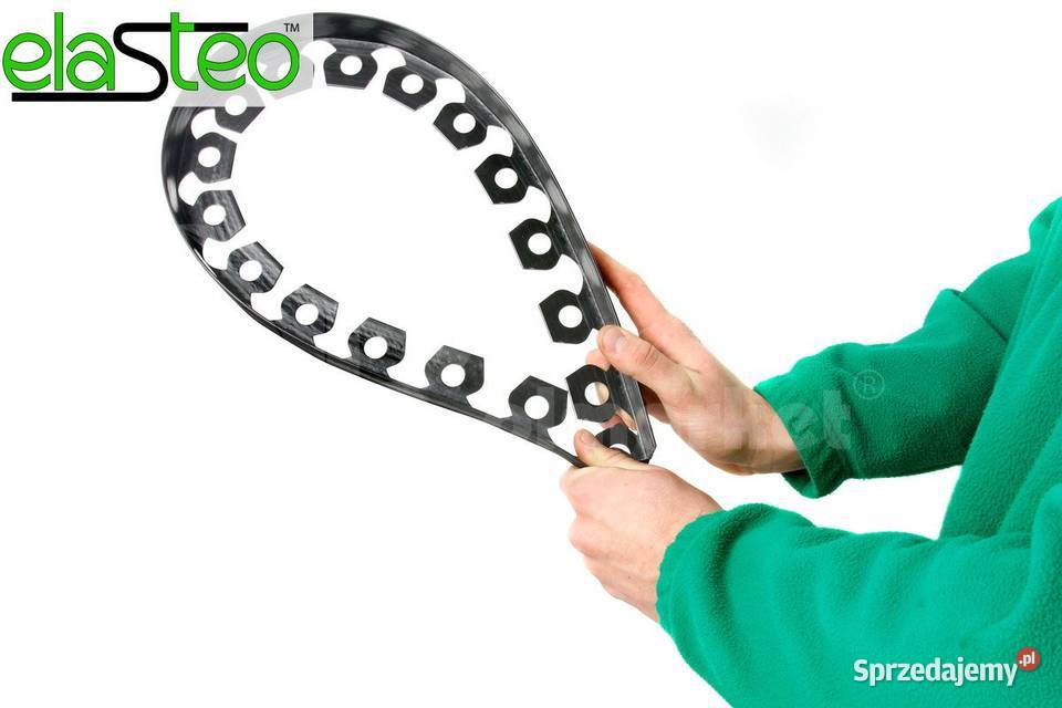 Obrzeże trawnikowe elastyczne czarne Elasteo Cieśle