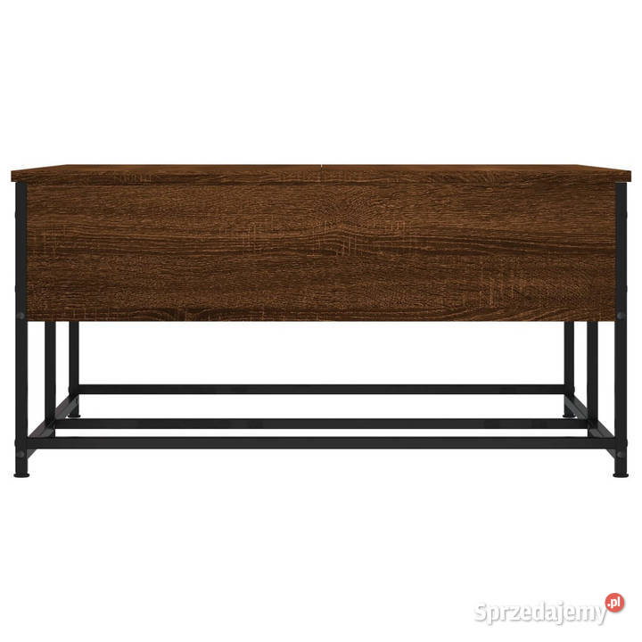 Stolik kawowy brązowy dąb 80x80x40 WM835358 Warszawa