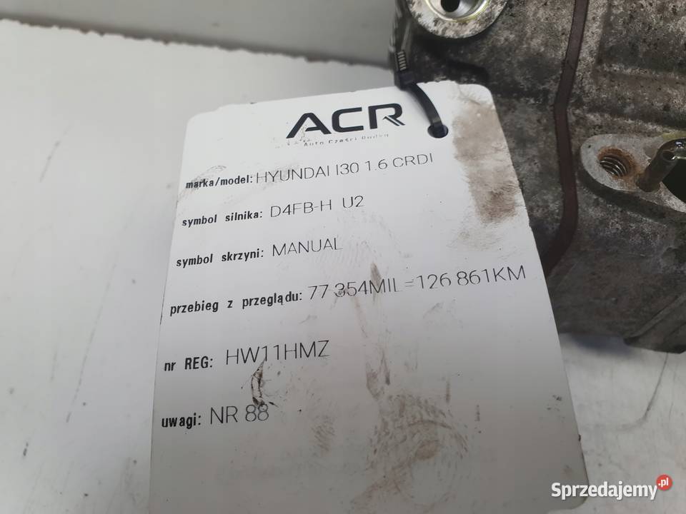 Hyundai I30 16 CRDI SPRĘŻARKA KLIMATYZACJI