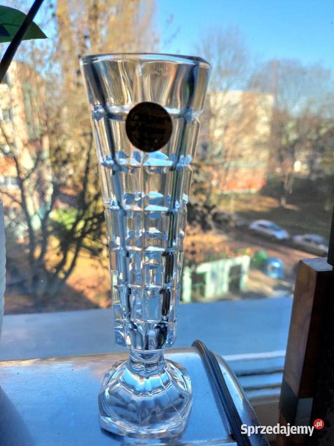 Kryształowy wazonik Francuski Łódź