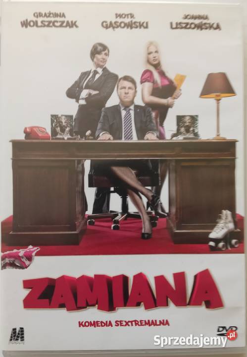 Zamiana DVD Grażyna Wolszczak Piotr Gąsowski Filmy Łódź sprzedam
