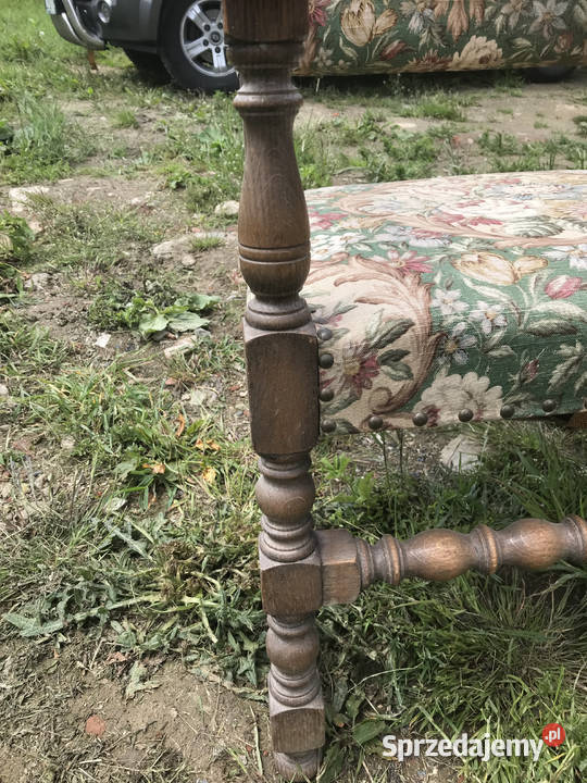 Fotel Tron oryginał pokrycie siedziska Polanica-Zdrój