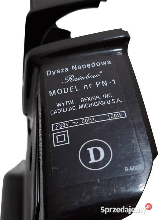 Górna część obudowy elektroszczotki PN1 Rainbow śląskie Czeladź