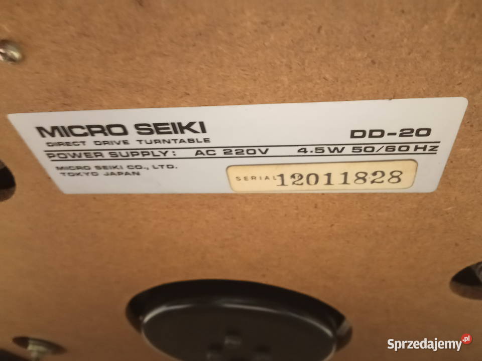 Micro Seiki DD20 sprzedam