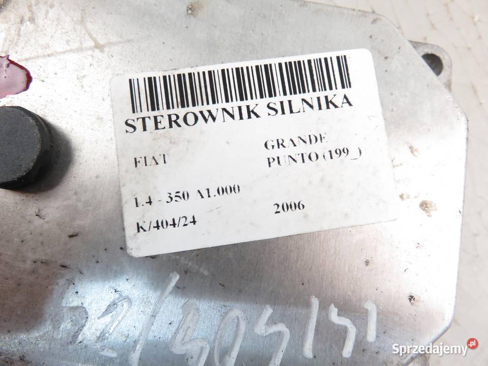 STEROWNIK FIAT GRANDE PUNTO 14 51784957 małopolskie
