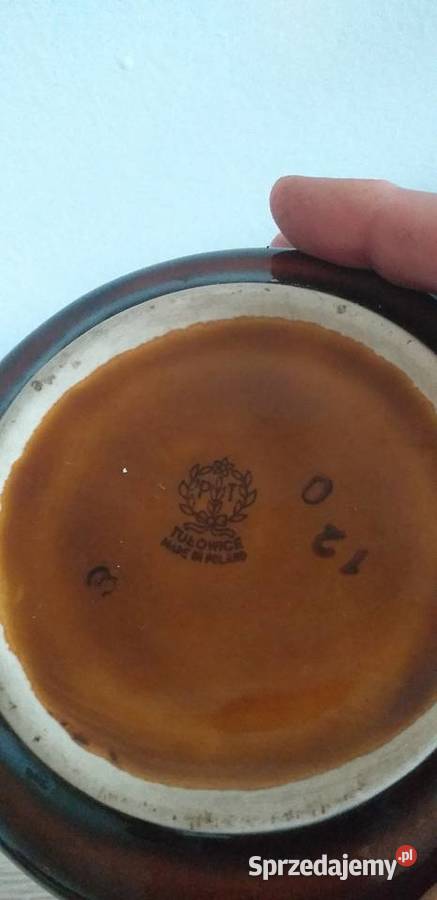 Wazon Tułowice prl Porcelana i szkło Przedbórz