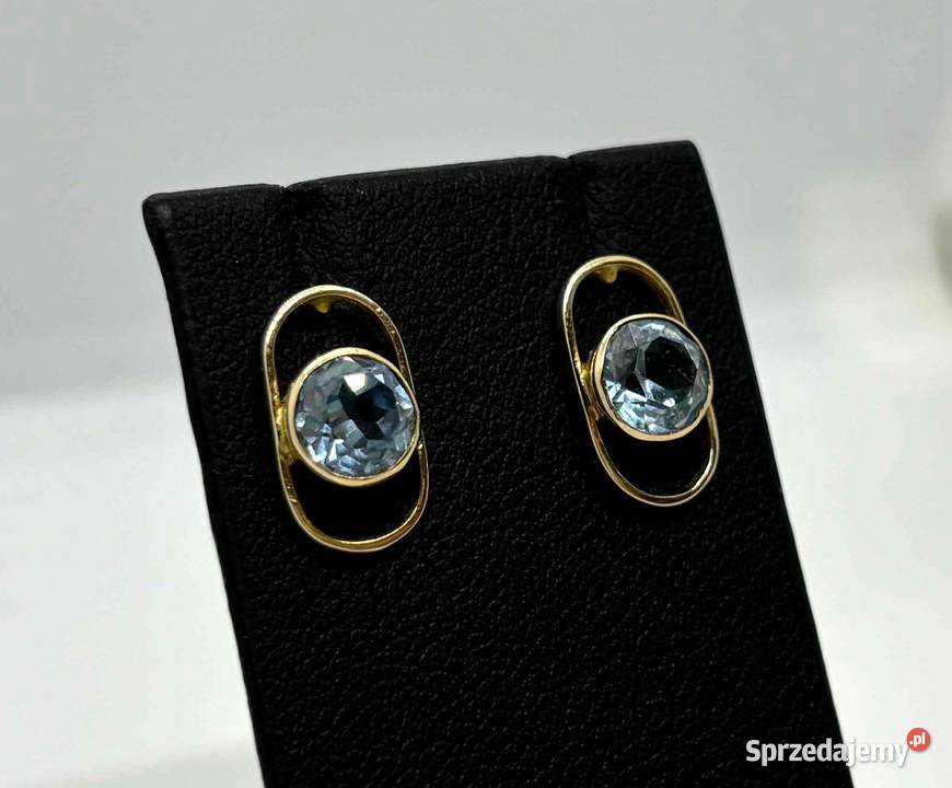 Złote Kolczyki pr 585 215g złoto Elbląg