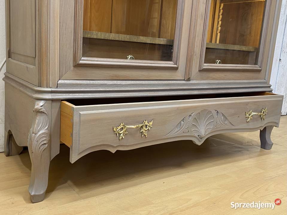 BIBLIOTEKA witryna szara Ludwik XV Francja wielkopolskie Poznań