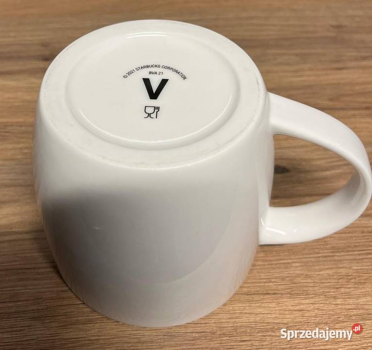 Kubek Starbucks Venti 591 ml biały ceramiczny
