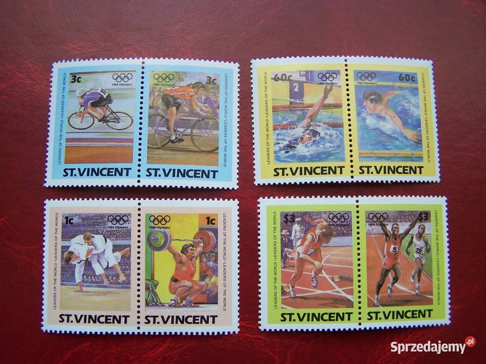 St Vincent 1984 MNH Sport Olimpiada Los Angeles Tychy