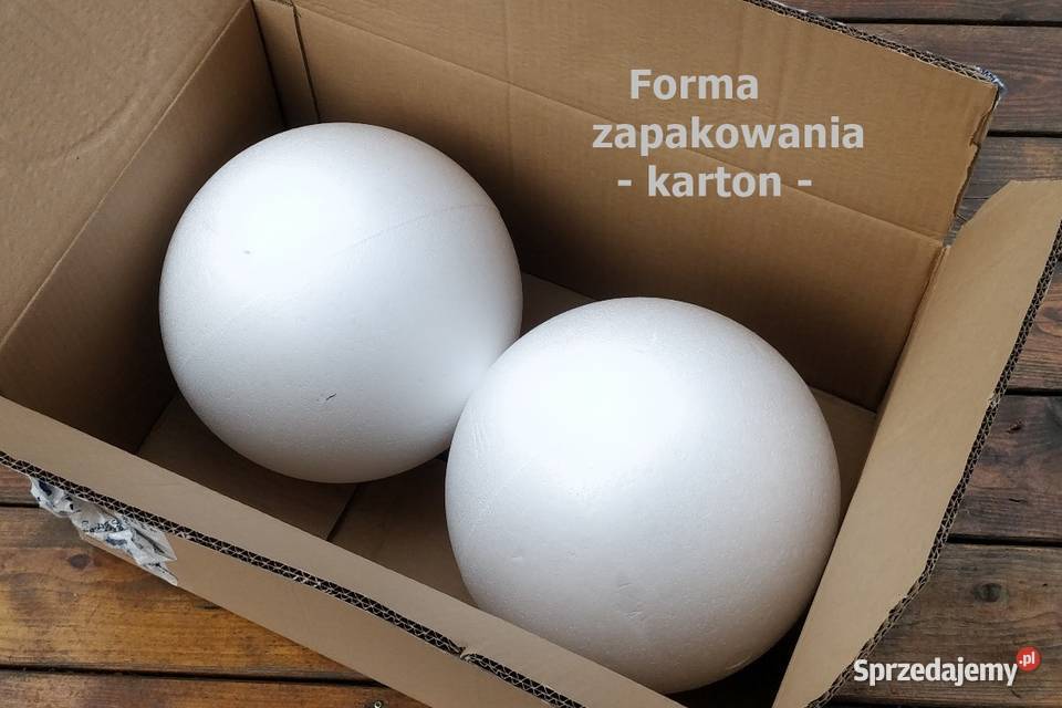 Kula styropianowa 30 PAKIET 2 Pełna w środku łódzkie Mokra Lewa