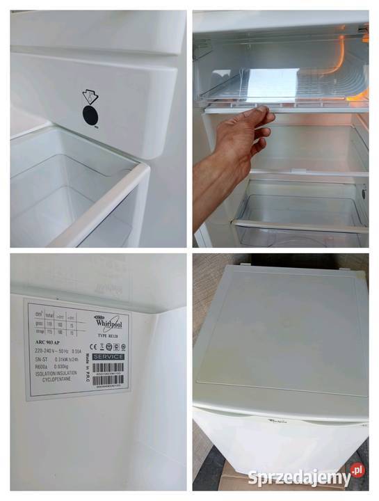 Transport Whirlpool mała lodówka z
