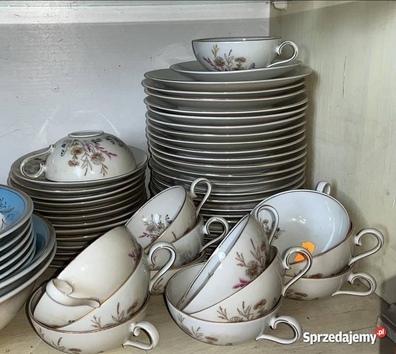 Dzbanek Royal Ivory Bohemia Łączka na porcelanie pomorskie Gdańsk