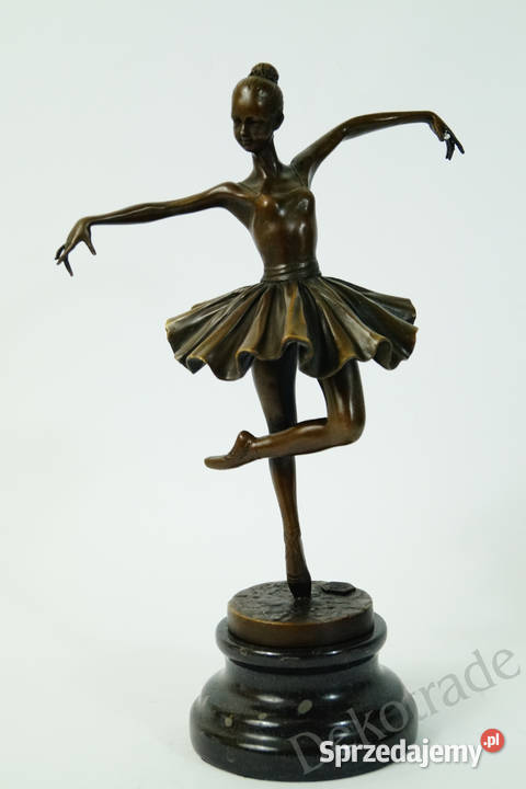 Baletnica z brązu piękna figura rzeźba