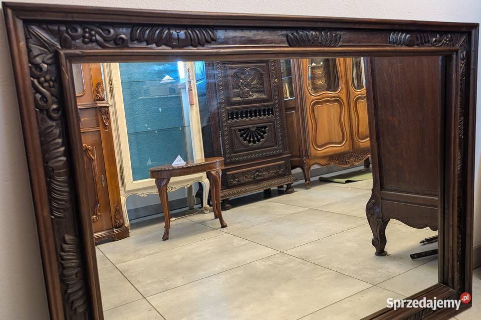 pięknie zdobione lustro sklep Dąbrowa Górnicza