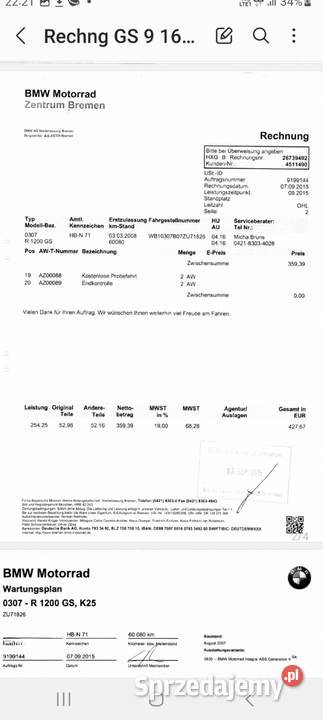BMW 1200gs BMW podkarpackie Lubaczów