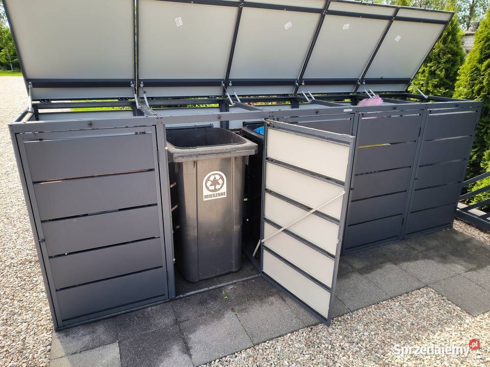 Zabudowa koszy na śmieci Obudowa na kosze Osłona Łódź