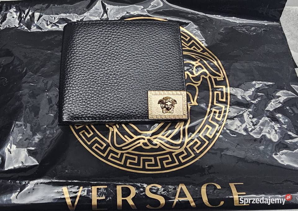 Portfel versace skóra naturalna Poznań
