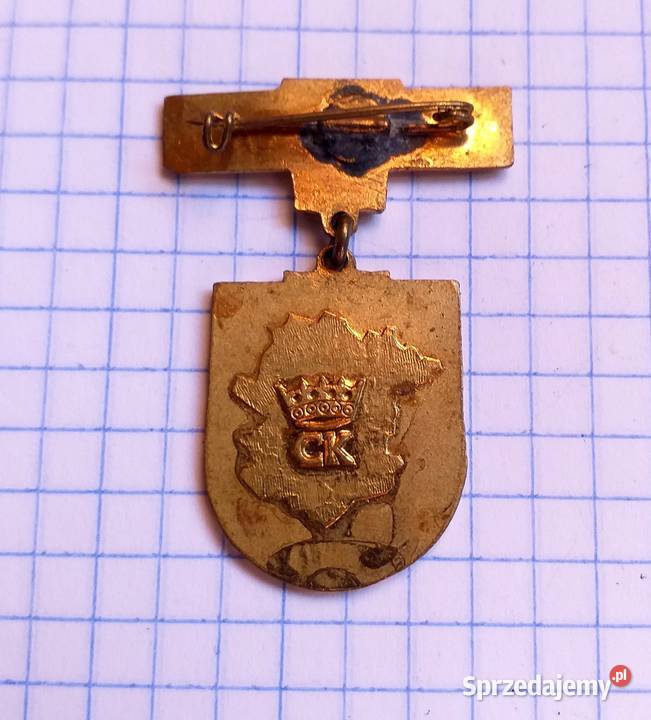 POZŁACANA ODZNAKA ZASŁUGI KIELECCZYZNY Piszczac