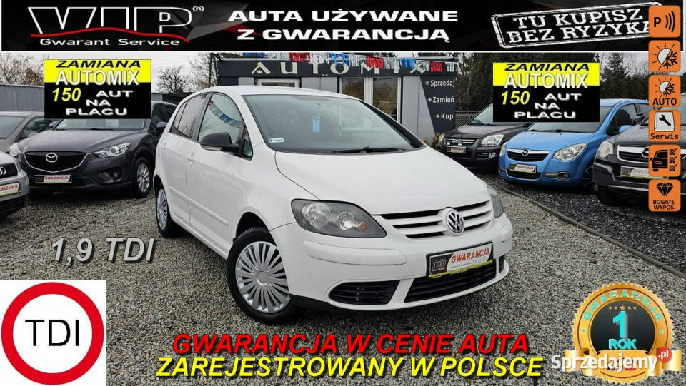 Volkswagen Golf Plus 3 19 TDI 105 Nowe sprzęgło 4/5 Świdnica sprzedam