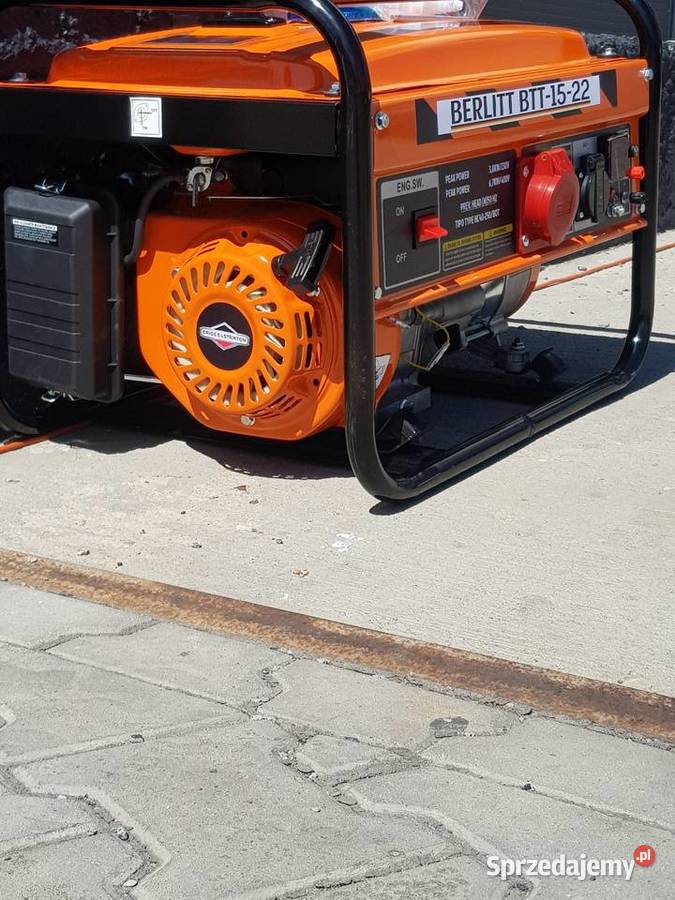 Agregat generator prądotwórczy BERLITT btt1522 sprzedam