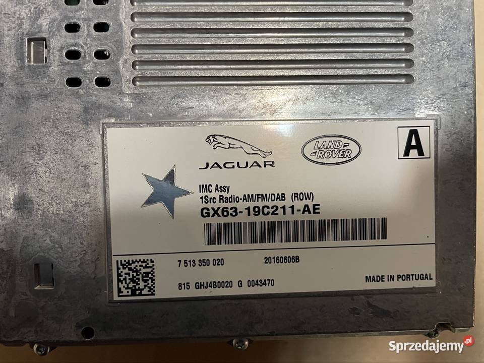 GX6319C211 radio moduł audio Jaguar fpace x761 Szczecin sprzedam