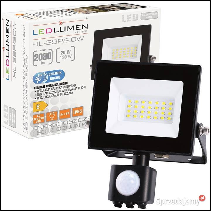 Naświetlacz LED LEDLUMEN HL29P 20W 2080lm Warszawa sprzedam
