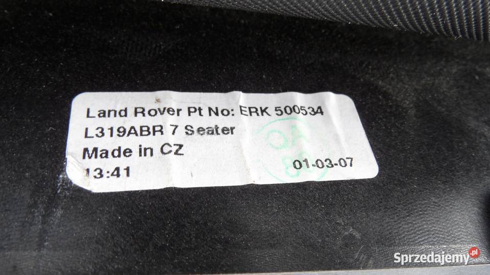 LAND ROVER DISCOVERY III roleta bagażnika