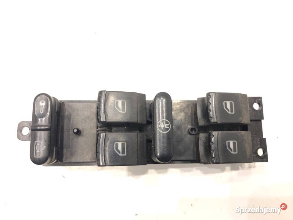PRZEŁĄCZNIK SZYB VW PASSAT B5 1J4959857 9601 Mechanizmy opuszczania szyb Wyposażenie wnętrza