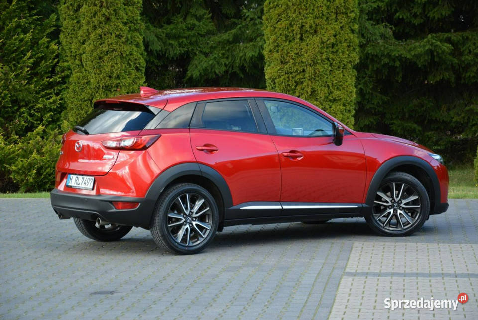 Mazda CX3 Skóry Navi Kamera Head Up Ledy Xenon czujnik deszczu Ostrów Mazowiecka