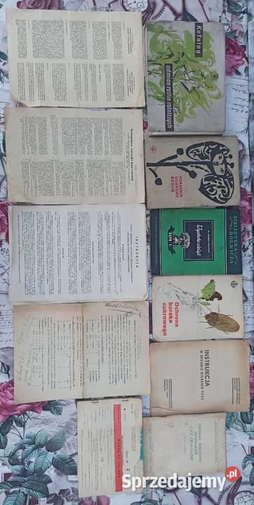 Książki rolnicze z lat 50 i 60 dot hodowli Wieluń