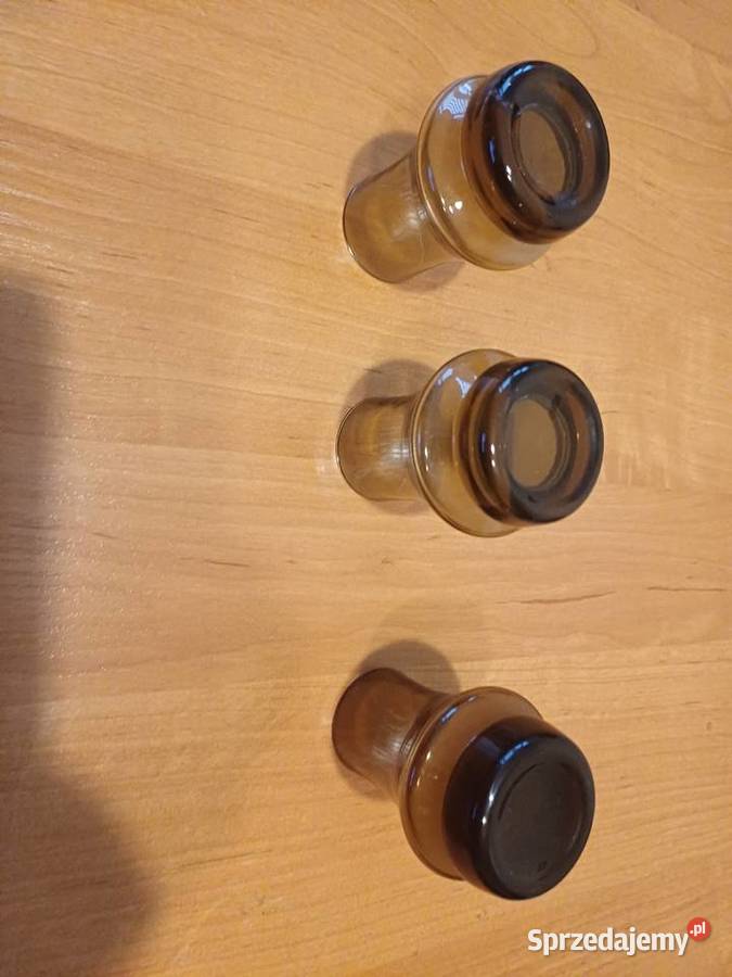 3 retro szklanki Lubań sprzedam